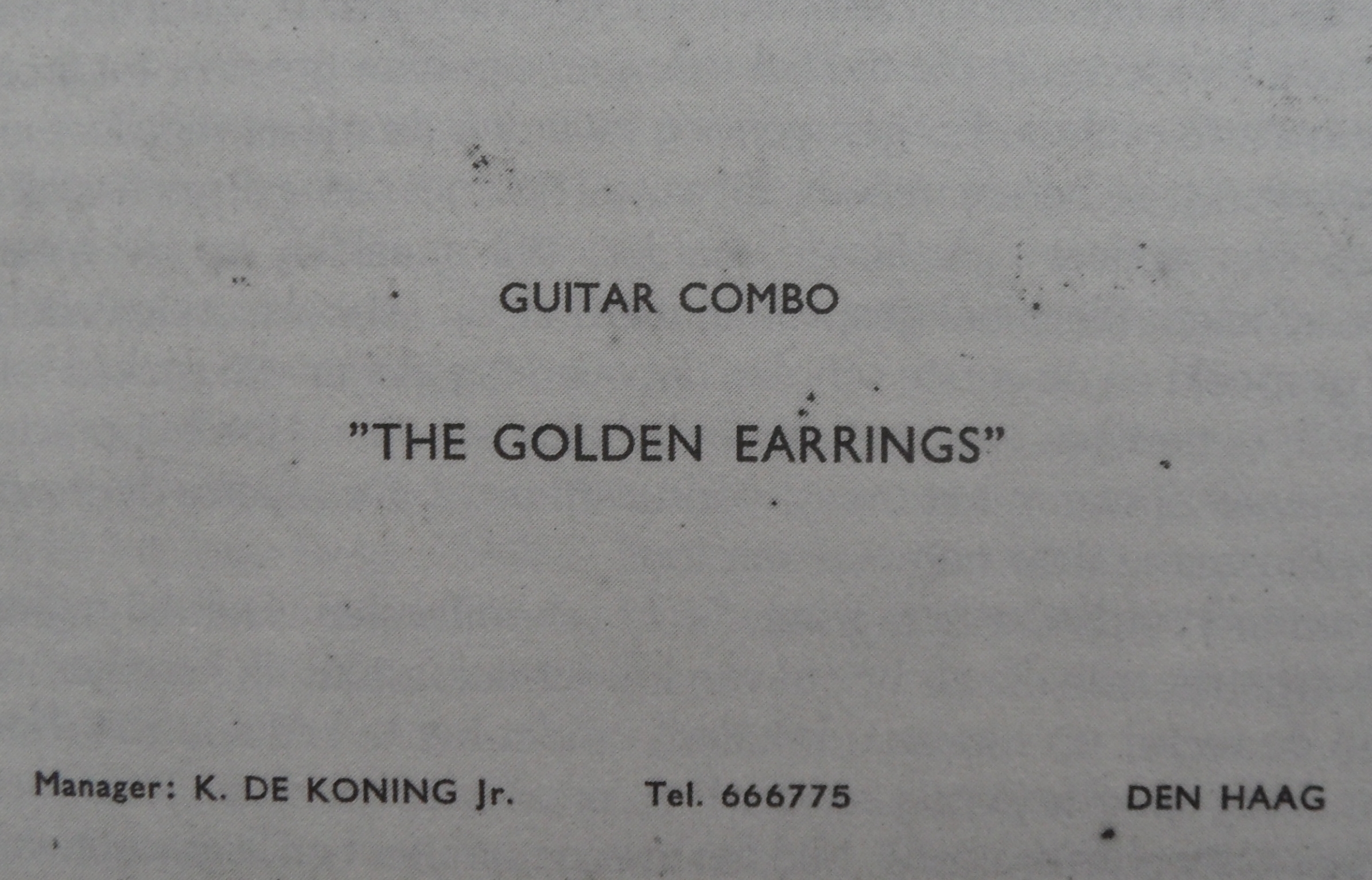 The Golden Ear-rings card